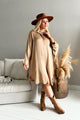 Adelaide shirt dress, caramel