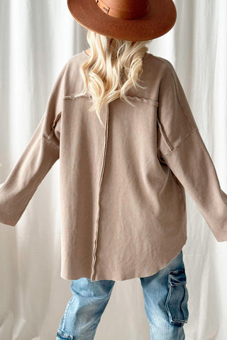 Easywear sweater, toffee