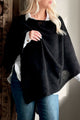 Bettany poncho, black