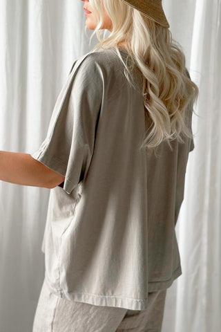 Bohemiana glitter t-shirt, taupe