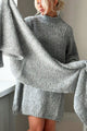 Boucle scarf, grey