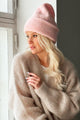 Chamonix alpakka beanie, soft pink