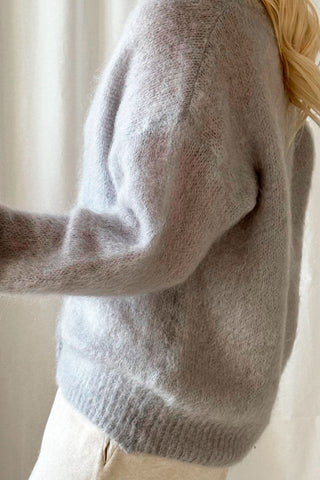 Cloudy cuddle cardigan, pearl grey