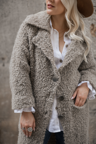 Cozy Moments cardigan, beige