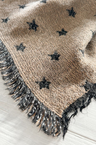 Dreamspell scarf, gold star