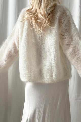 Dreamy mohairneule, off white