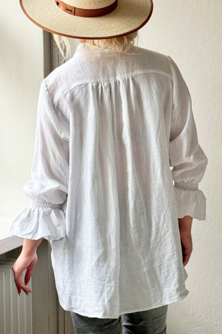 Ellitia linen shirt, white