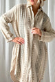 Evita shirt dress, beige print