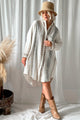 Evita shirt dress, white print