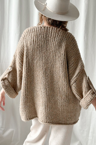 Fiona cardigan, caramel