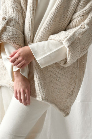 Fiona cardigan, off white