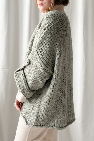 Fiona cardigan, sage green