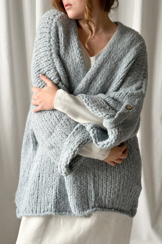 Fiona cardigan, sky blue