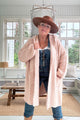 Good Times cardigan, light pink