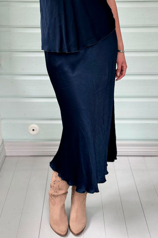 Silklook viskoosihame, navy