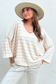 Lovely day cotton shirt, light pink stripes