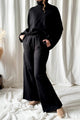 True Dream polo and pants set, black