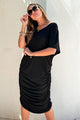 Bamboo pomelia dress, black