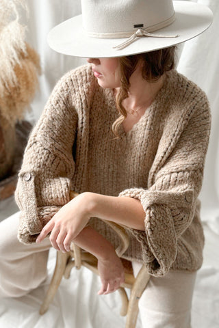 Roche knitwear, caramel