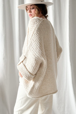 Roche knitwear, off white