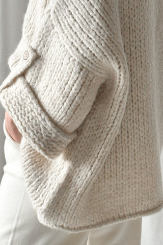 Roche knitwear, off white