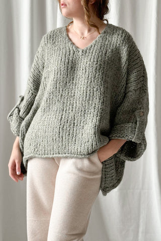 Roche knitwear, sage