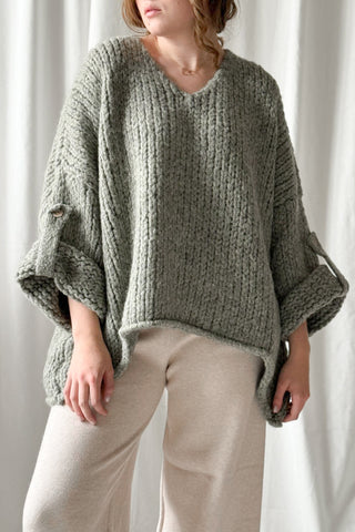 Roche knitwear, sage