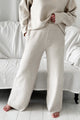 Serene Softness knit pants, off white