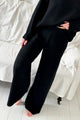 Serene Softness knit pants, black