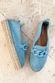 Smilla espadrilles, light blue suede