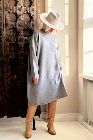 Vivella knit dress, grey