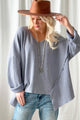 Easywear sweater, blue