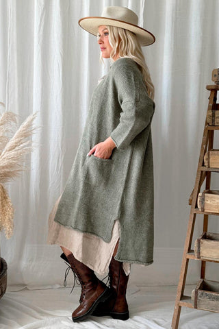 Wilona cardigan, sage