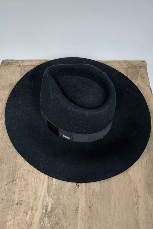 Brixton joanna felt hat, black