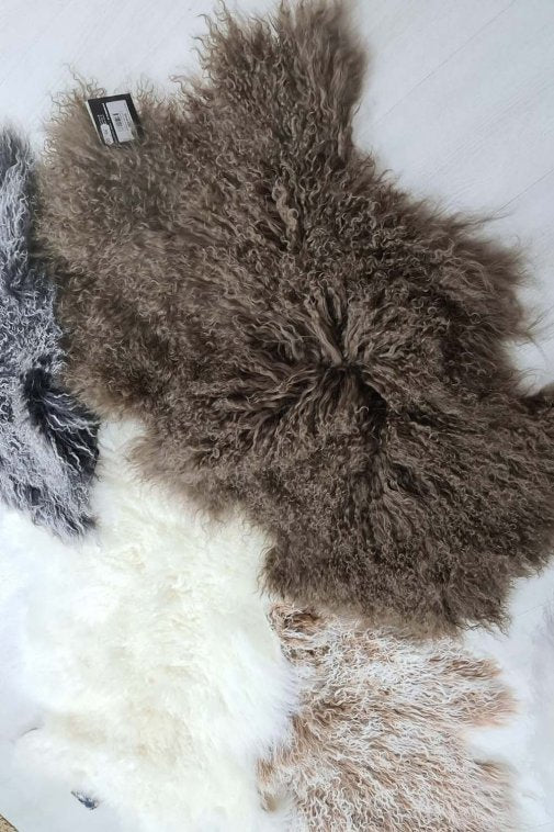 Shansi sheepskin, brown