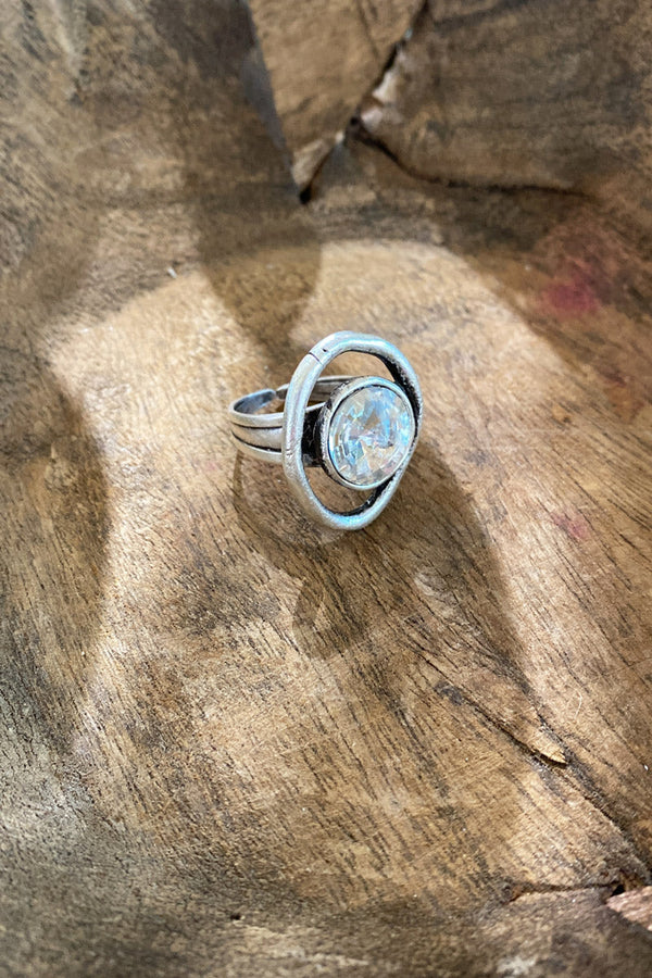 Mauritius ring, silver