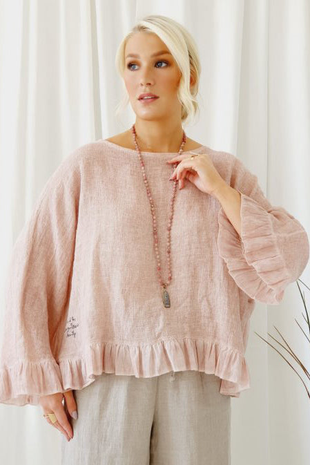 Yolanda shirt, rose