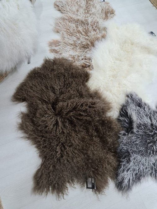 Shansi sheepskin, brown