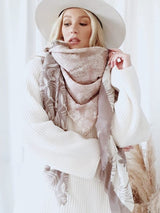 Rosie emilie wool scarf, light pink