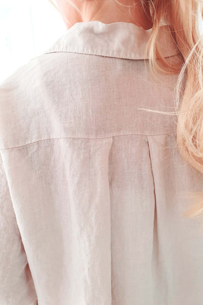 Another day linen shirt, beige