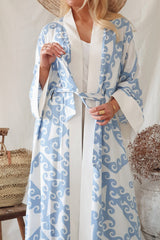 Beach kimono, blue