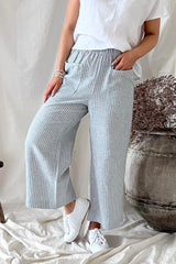 Carpenter pants, blue stripe