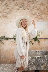 Cashmere love scarf, beige