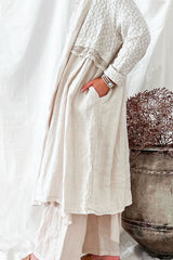 Celeste linen kimono, sand