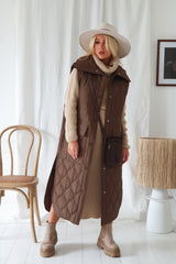 City phone bag, dark brown