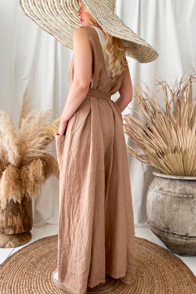 Clemence jumpsuit, caramel