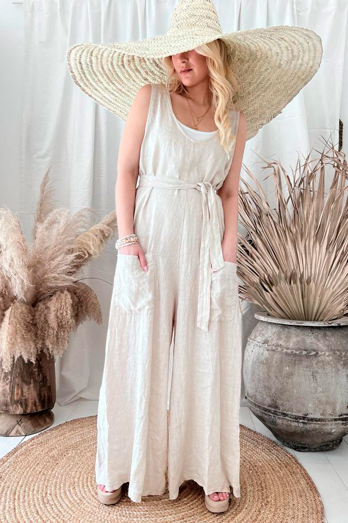 Clemence jumpsuit, sand