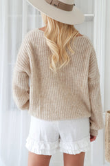 Dreams mohair knit, beige