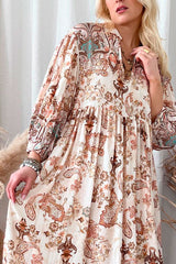 Felicity viscose dress, cream
