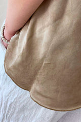 Goldie viscose top, caramel